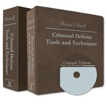 Criminal Defense Tools and Techniques
