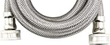 Loyal 95401 loyal 95401 Braided Stainless Steel Washing Machine Connector [5-ft Id]