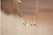 Lingstar(TM) Alloy Crystal Golden Vintage Style Symbol Love PEARL Pendant Necklace