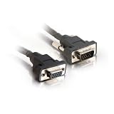 Cables to Go 52095 Panel Mount HD15 M/F SXGA Monitor Extension Cable (6 Feet, Black)