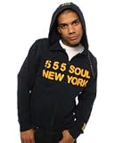 Triple 5 Soul - Triple 5 Soul The 555 Soul Zip Hoody,Sweatshirts for Men (555 Soul)