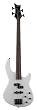 Dean Edge Bass Guitar, 10 with Active PJ Pickups, Classic White