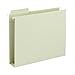Smead FasTab Hanging Box Bottom File Folder, 2” Expansion, 1/3-Cut Built-in Tab, Letter Size, Moss, 20 per Box (64201)