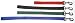 Double Ply Nylon Traffic Leads - Without Panic Snap Green 18 in.