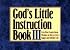God's Little Instruction Book III: Even More Inspirational Wisdom on How to Live a Happy and Fulfilled Life (God's Little Instruction Book Series , No 3)