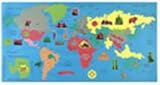 Foam World Map Floor Puzzle