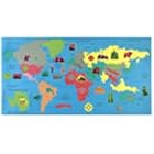 Foam World Map Floor Puzzle by Chenille Kraft