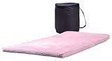 Foam Away From Home Portable Memory Foam 1-1/2-Inch Topper, Pink