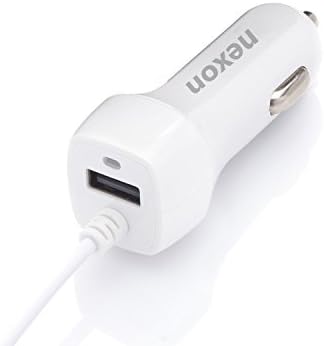Galaxy S5 Charger, NEXON Retractable Coiled Car Charger Adapter for Samsung Galaxy S5, Galaxy Note 3, Galaxy Tab Pro, Note Pro and More