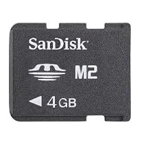 SanDisk SDMSM2-004G-A11M 4GB M2 Memory Stick Micro (Black)
