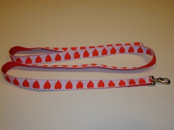 Sandia Pet Products Ace of Hearts Pattern dog leash - 4 foot