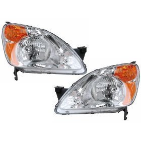 Honda CRV Headlights Headlamps OE Style Replacement Driver/Passenger Pair New