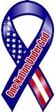 One Nation Under God Mini Ribbon Magnet