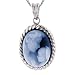 Jewelry : Silver Framed Mother Holding Baby Agate Cameo with 18" Chain