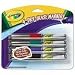 Crayola 98-9626-051 Crayola Dry Erase Marker, Chisel Tip, Black, Box of 12
