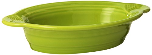 Fiesta 9-Inch by 5-Inch Individual Oval Casserole, Lemongrass