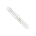 Camille Beckman Medium Crystal Glass Nail File with rose bouquet and scripted initial C.