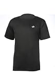 Phiten X30 Loose Gear Short Sleeve Shirt, Medium, Black