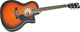 Rogue Grand Concert Cutaway Acoustic-Electric Guitar, Sunburst
