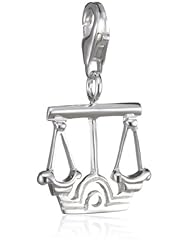 VINANI brand Germany 925 Sterling Silver Charm Pendant Zodiac Sign Libra shiny HWAA