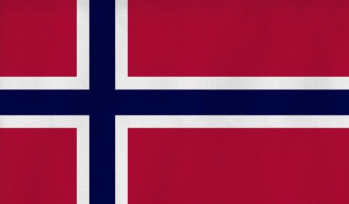 Fahne / Flagge 90 x 150 cm – viele Länder zur Auswahl – mit 2 Messingösen zum Hissen Größe 90×150 Farbe Norwegen