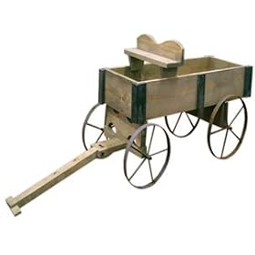 Buckboard Wagon Planter from Garden Wagons