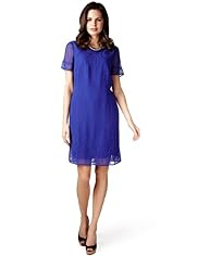 Per Una Geometric Embroidered Shift Dress