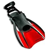 US Divers Shredder II fin: Short bladed adjustable travel fin