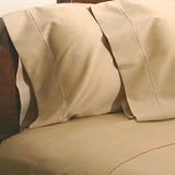 100% Cotton Hazel 500 Thread Count Solid Sateen Bed Sheet Set Linen King