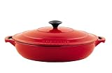Chasseur Cast Iron 30cm, 3.0ltr Chilli Red Serving Casserole