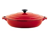 Chasseur Cast Iron 30cm, 3.0ltr Chilli Red Serving Casserole