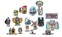 MEDIEVAL TIMES BULLETIN BOARD SET