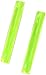 2-pc Fluorescent Reflective Snap Arm Strap Bands, Color may vary