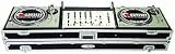ODYSSEY 19 DJ TURNTABLE CONSOLE WITH ROLLING WHEELS (FRDJ19W)