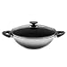 Berndes 63982 Edelstahl Wok mit Glasdeckel antihaftversiegelt 32 cm