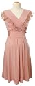 Women's Lauren Kiyomi Chiffon Ruffle Dress (Maternity) - More Colors Available, S, Rosewater