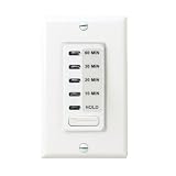 Intermatic EI210W Electronic Auto-Off Timer 10/20/30/60 Minutes, White
