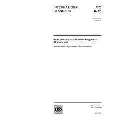 ISO 8716:2001, Road vehicles - Fifth wheel kingpins - Strength test