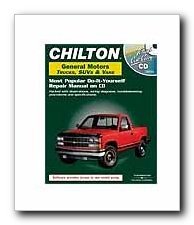 Chilton Total Car Care CD-ROM: General Motors Trucks, SUVs and Vans, 1982-1999