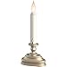 Battery Operated LED Window Candle with Sensor (Pewter) FPC1520P