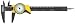 General Tools 142 6-Inch English and Metric Plastic Dial Caliper