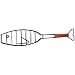 Charcoal Companion Non-Stick Fishtail Basket with Rosewood Handle