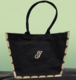 Harlequin Sassy Tote w/ Initial I