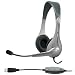New Cyber Acoustics AC-851B USB Stereo Headset Over-The-Head 180 Degree Microphone Ambidextrous