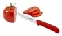 Messermeister 106/R 4 1/2-Inch Serrated Tomato Knife with Matching Sheath, Red