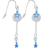 Blue NIGHTTIDE STAR Dangle Earrings