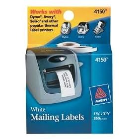 Avery 4151 Personal Label Printer Labels Clear by Avery