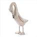 Carved Wooden Ivory Duck Garden Outdoor Yard Statu