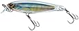 Yo-Zuri F1135 HGSH 3DS Minnow Suspending Lure, 2-3/4-Inch, Holographic Ghost Shad