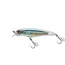 Yo-Zuri F1135 HGSH 3DS Minnow Suspending Lure, 2-3/4-Inch, Holographic Ghost Shad